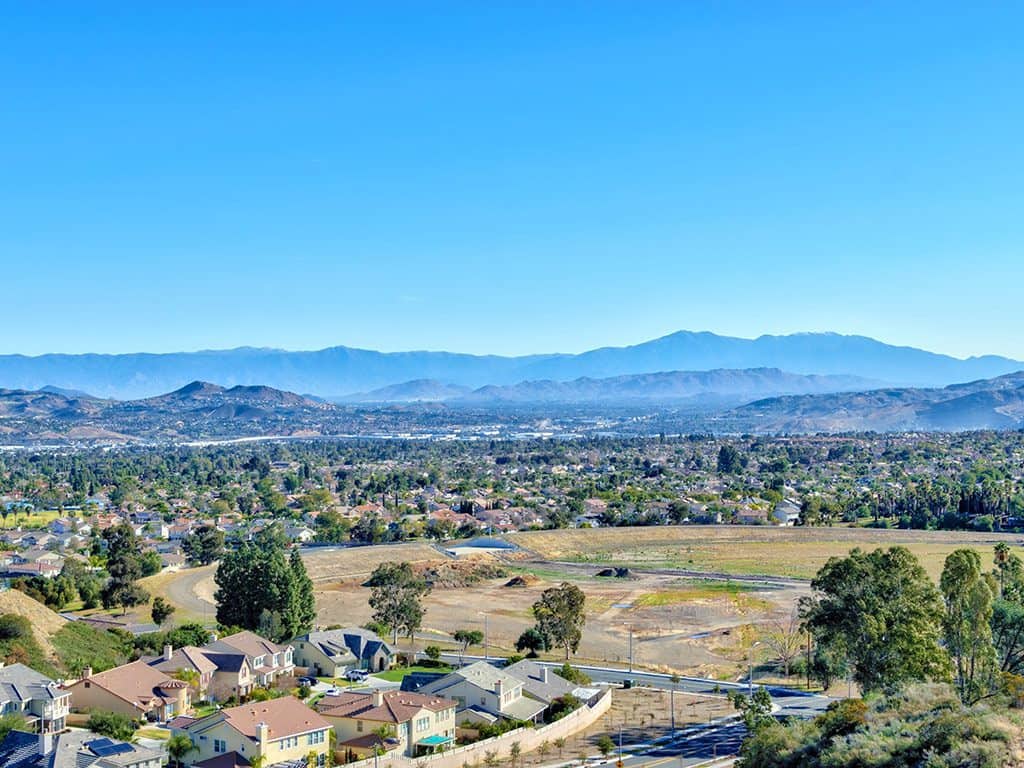 Landscape view of the Inland Empire