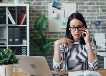 Talking on the phone