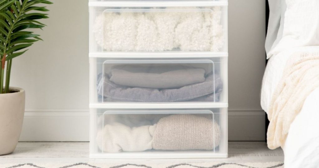 off-season closet cleanout