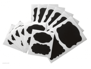 Chalkboard Paint Labels