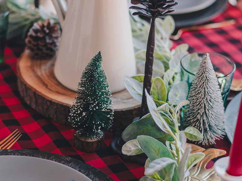 Holiday Table Display
