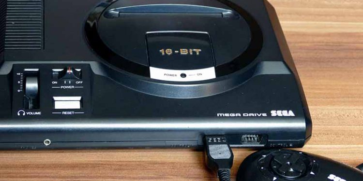 Vintage gaming console