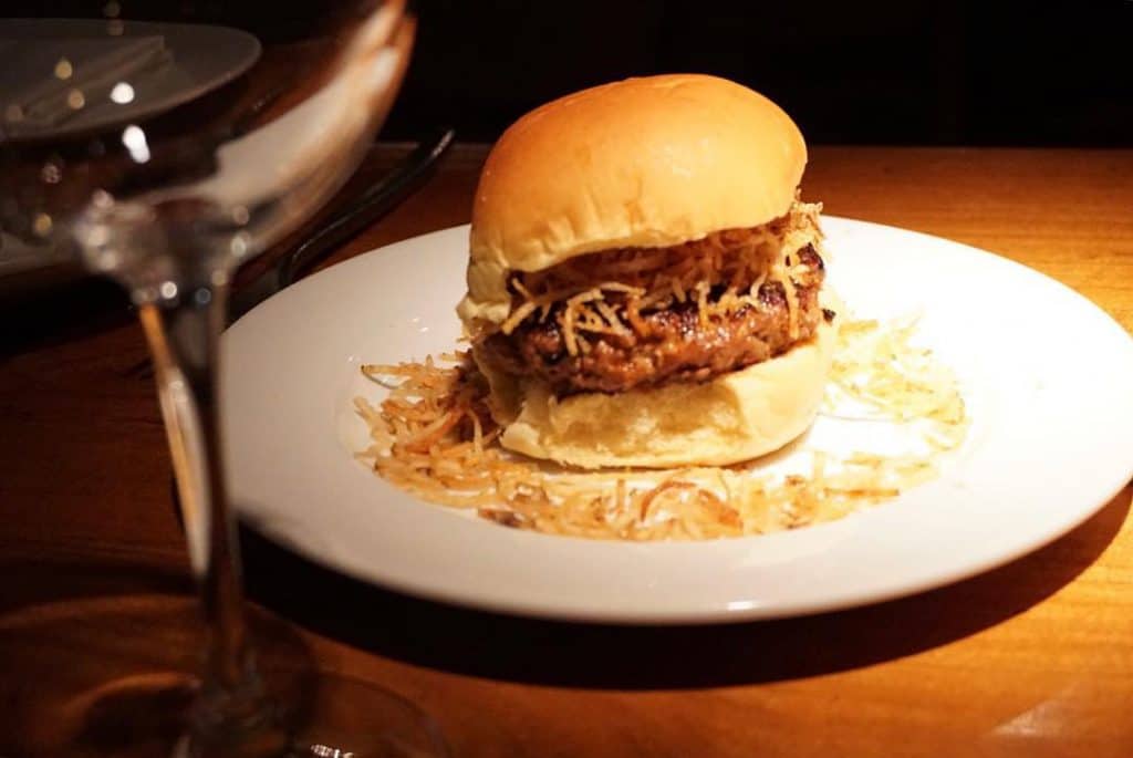 small burger from Ariete in Miami, FL