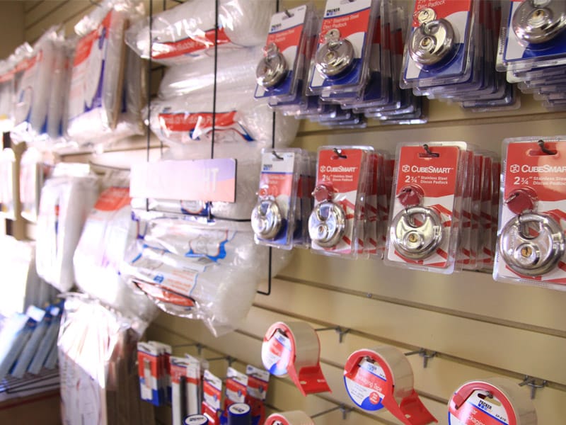 packing merchandise wall