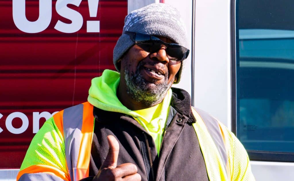 CubeSmart customer P.J. Johnson at our facility in Denver, CO