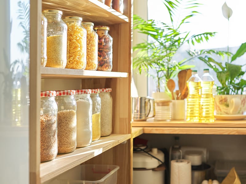 our new house :: mason jar pantry