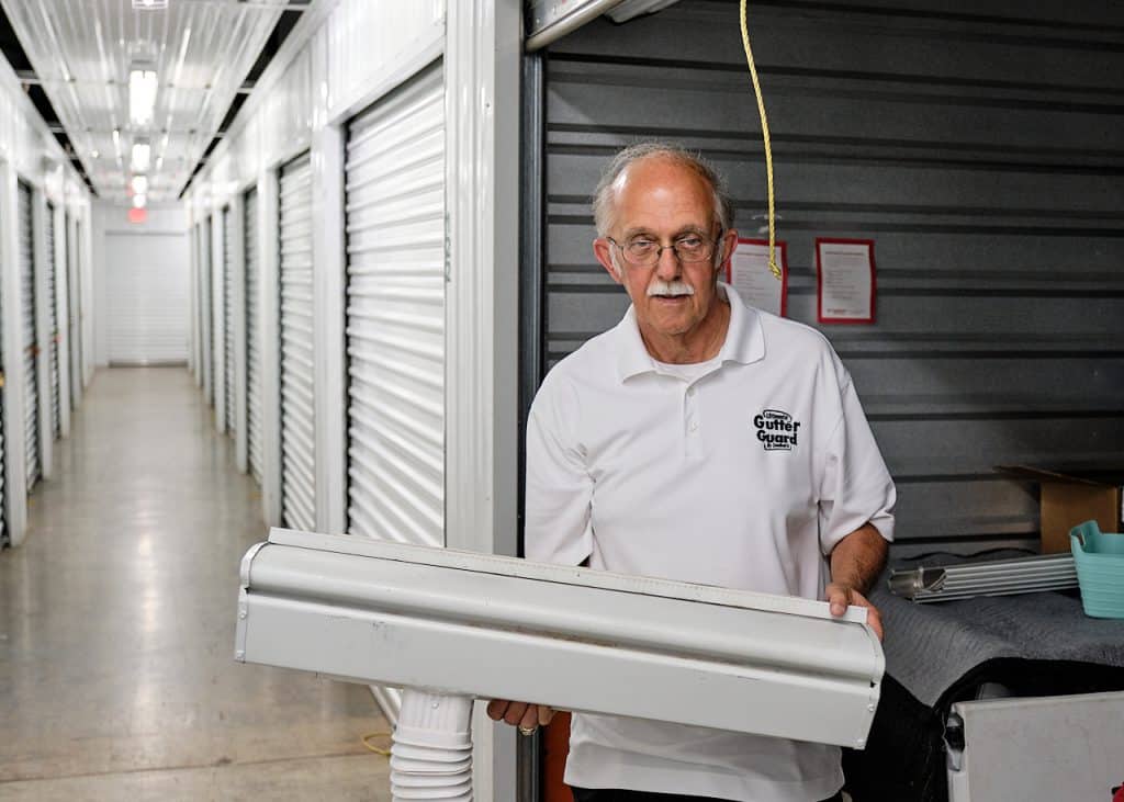 CubeSmart Peachtree Corners customer Steve B at Storage unit
