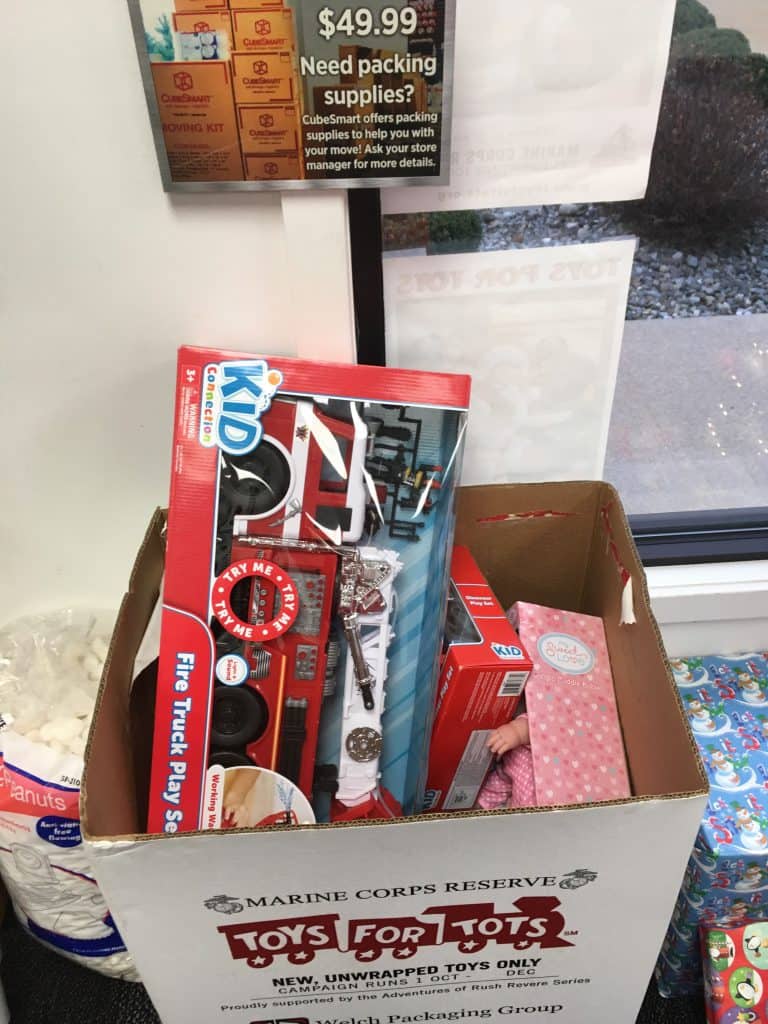 2018 Toys For Tots Drop Off Locations The Storage E Inside Cubesmart S Season Of Giving Toys For Tots