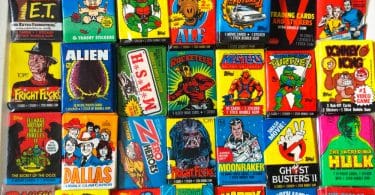 vibrant wax trading card covers
