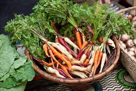 Houston Farmers Market Carrots Basket