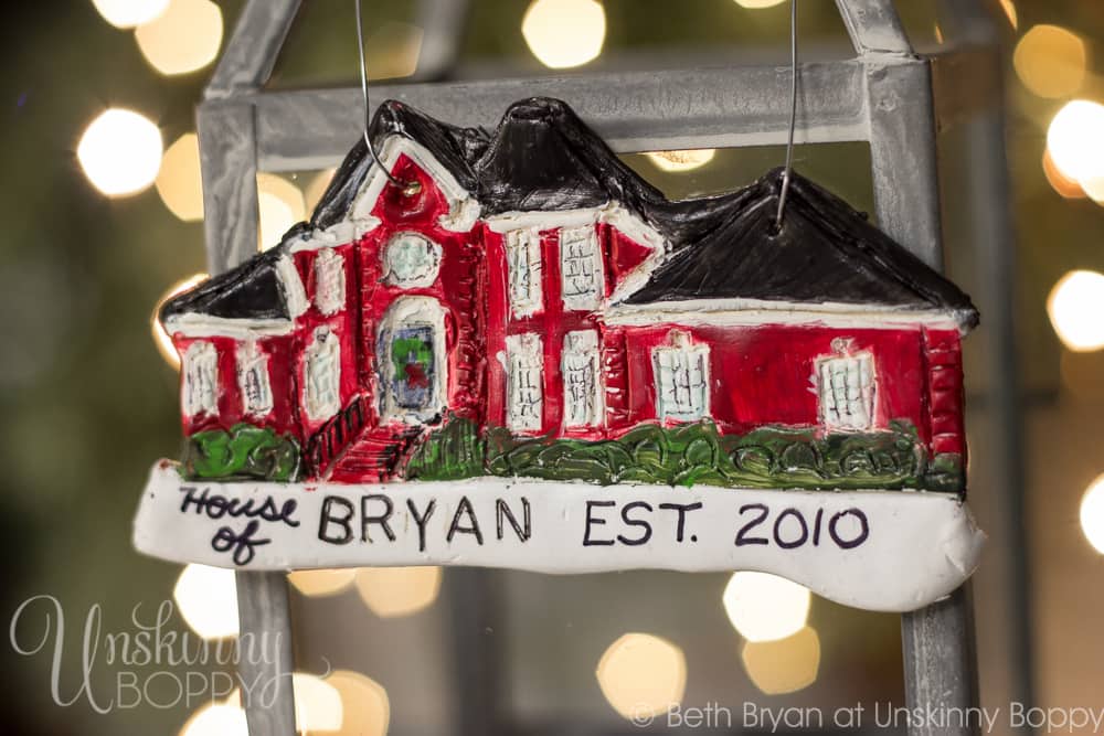 Christmas House Ornament Christmas House Ornament