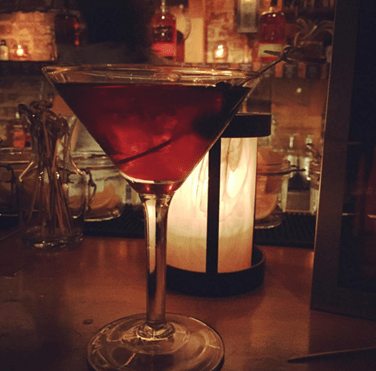 cocktail at the Dead Rabbit in NYC