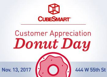 Customer Appreciation Day at CubeSmart Manhattan!