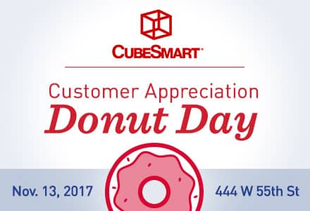 Customer Appreciation Day at CubeSmart Manhattan!