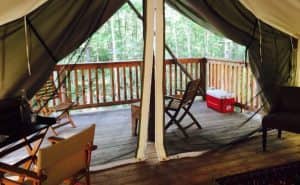 Glamping at Firelight Camps