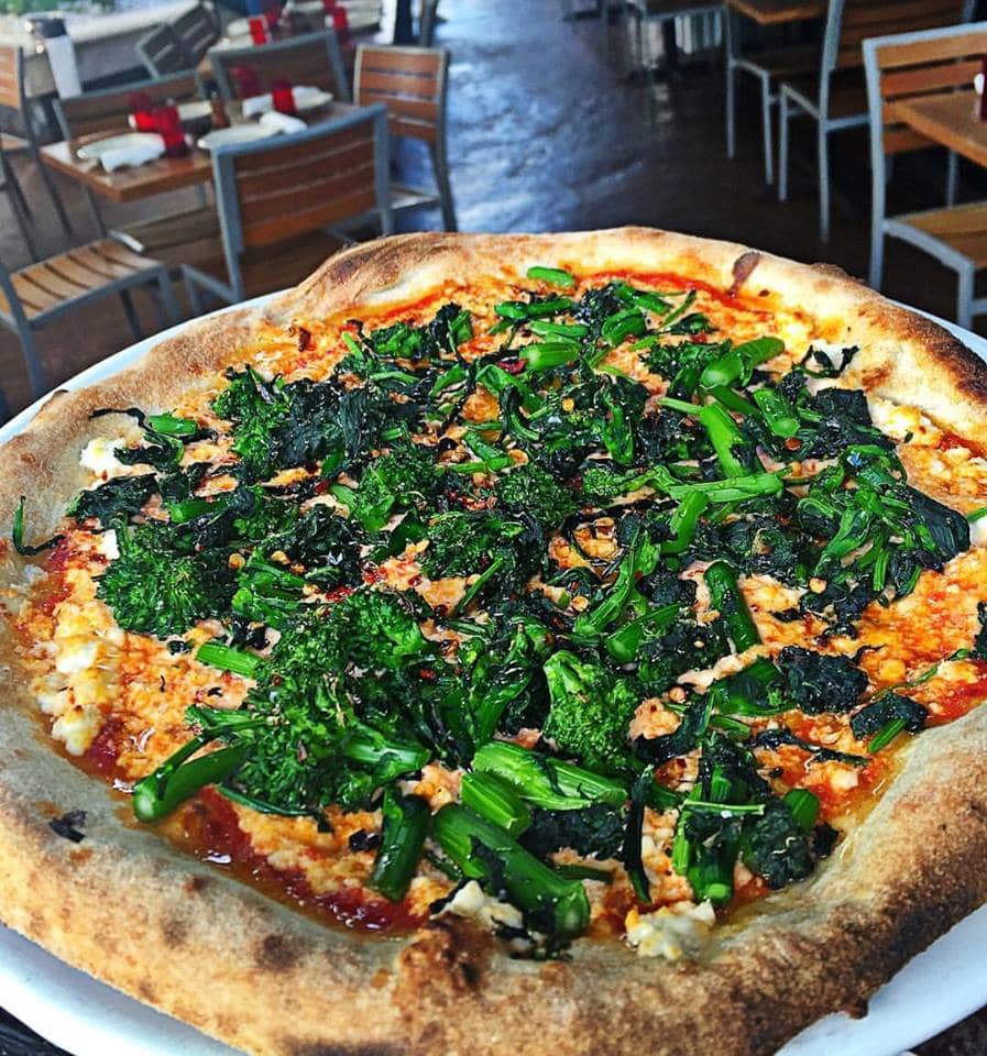 broccoli rabe pizza from Michael's Genuine in Miami, FL