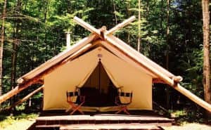 Glamping at Posh Primitive