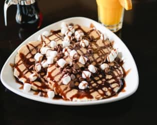 S'mores pancakes at Frisco Star Cafe in Frisco, Texas