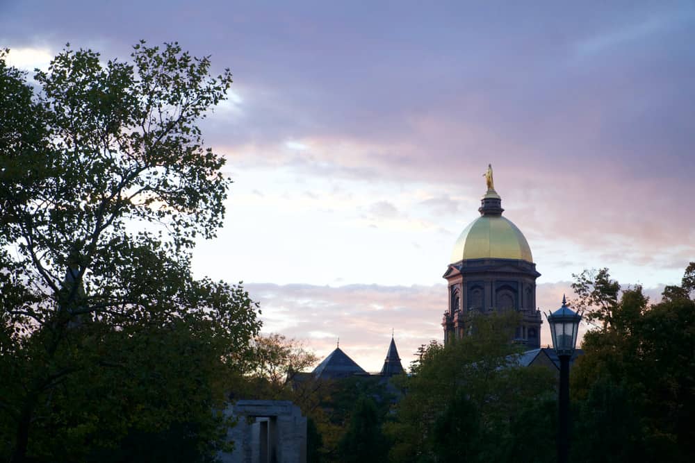 Notre Dame in South Bend IN