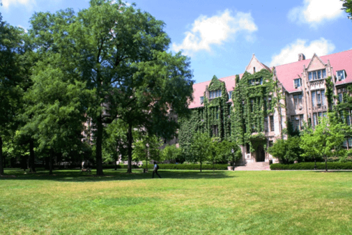 Hyde Park neighborhood in Chicago