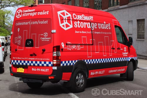 CubeSmart moving van