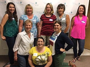 A group of smiling women